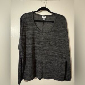 Old Navy Charcoal Long Sleeve Top